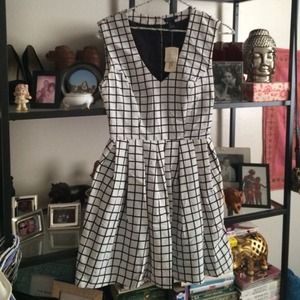 Checked dress