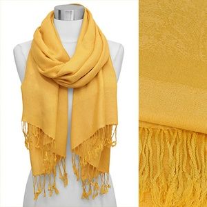 *SALE 47% OFF*  Goldenrod Silk Blend Pashmina