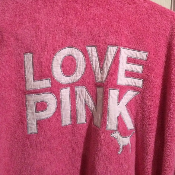 Victoria's Secret  "Love Pink" short robe.