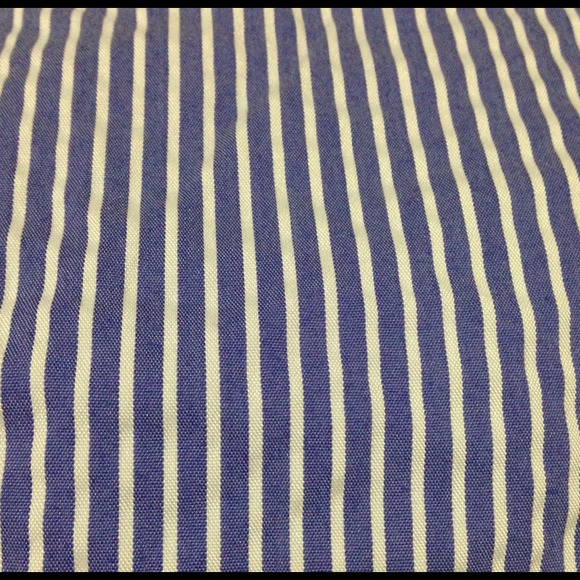 ❌SOLD❌ H&M Blue/White Striped Button Down - Picture 2 of 3