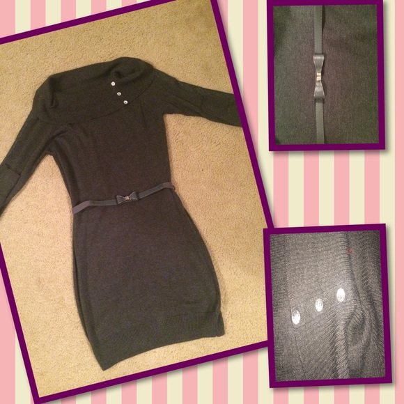 SoLD IN BUNDLE Grey Sweater Dress - Picture 2 of 2