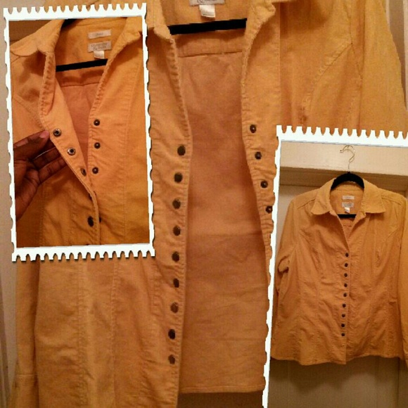 Mustard yellow jacket
