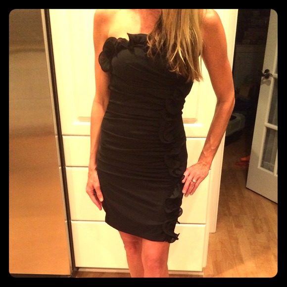 XOXO LBD with Ruffle Detailing