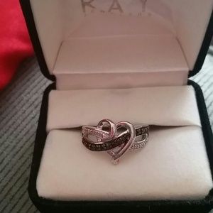 Heart ring only worn a few times.