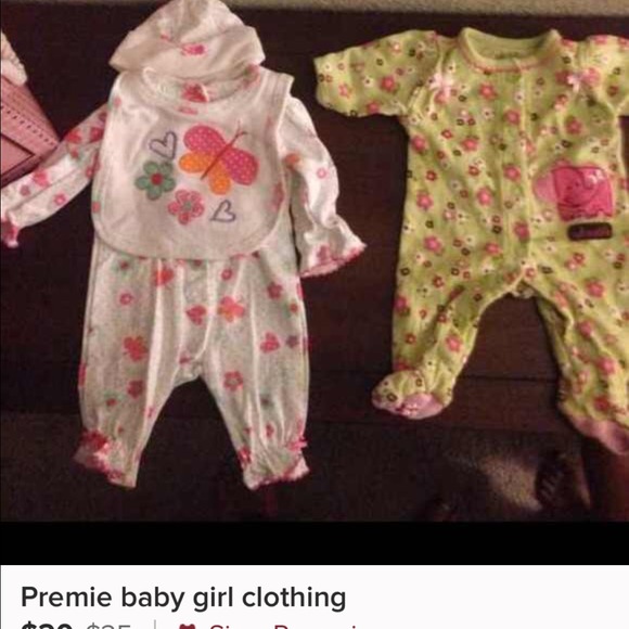 Premie girl clothes