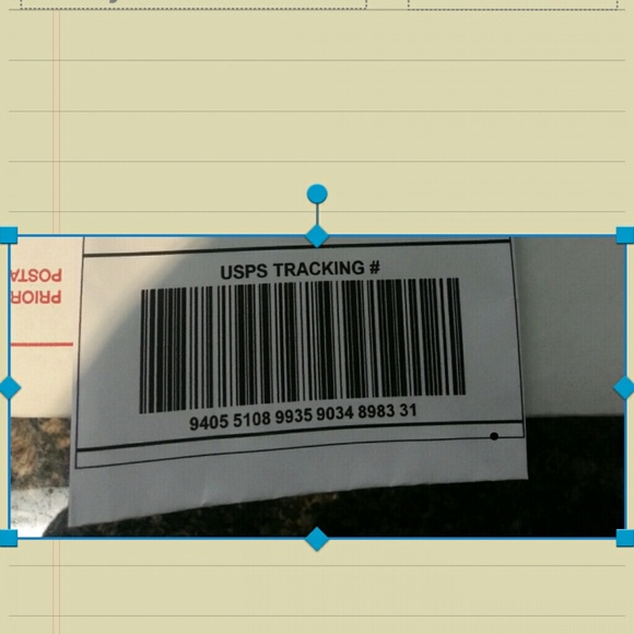 Tracking number - Picture 1 of 1