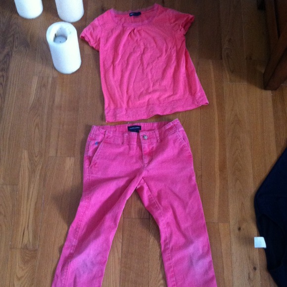 Kids short sleeve shirt with jeans