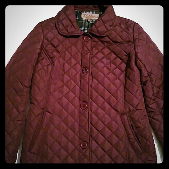 Merlot quilted jacket