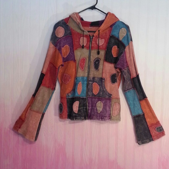 Patchwork festival sweater UNIF Nasty gal rave