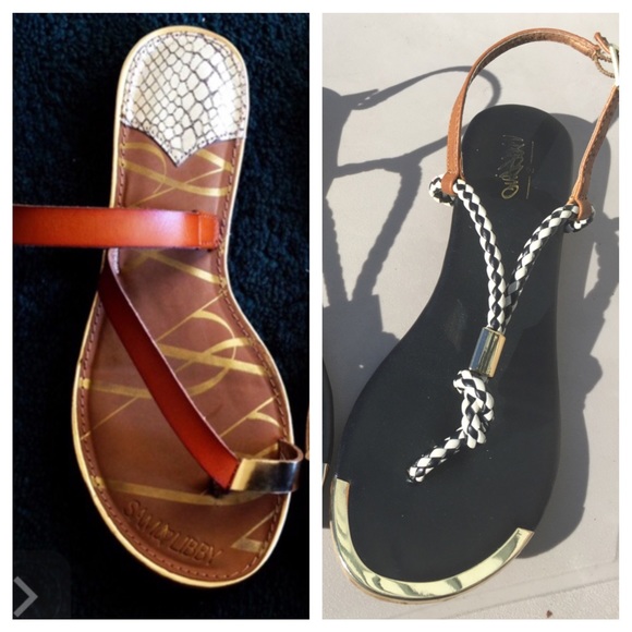 BUNDLE Sam & Libby Target & Mossimo Strap Sandals