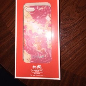 COACH iPhone 5 case.
