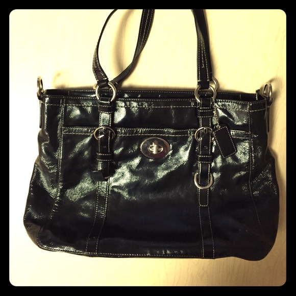 Coach Handbags - PRICE REDUCED!!  Coach Patent leather handbag
