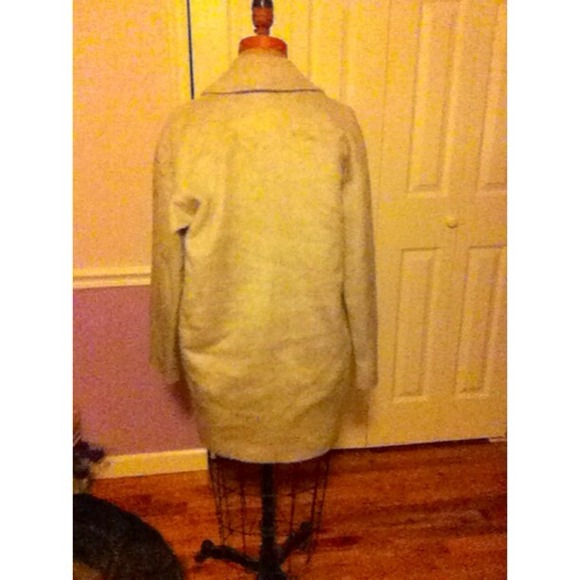 Light Grey Cocoon Coat from ASOS - Picture 3 of 3