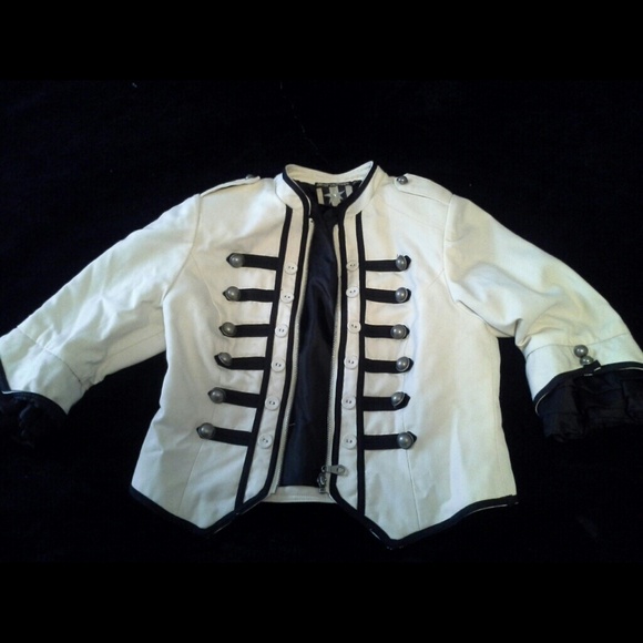 White & Black Blazer