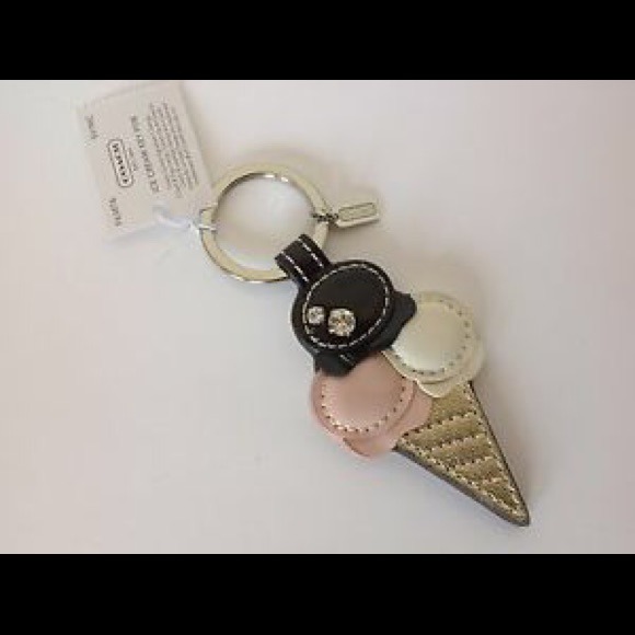 Coach Ice Cream Cone Keyring