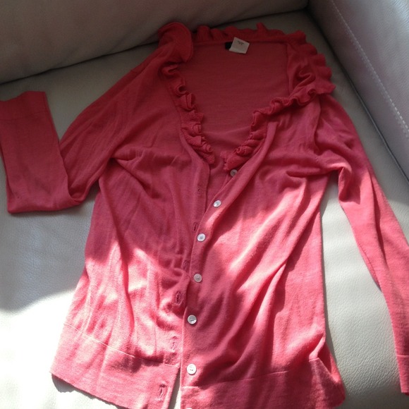 J.Crew silk/cotton cardigan