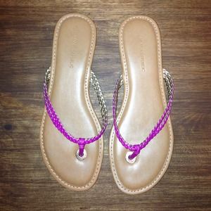 Banana Republic Plum Flip Flops