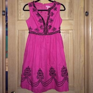 Lilly Pulitzer Pink Embroidered Dress