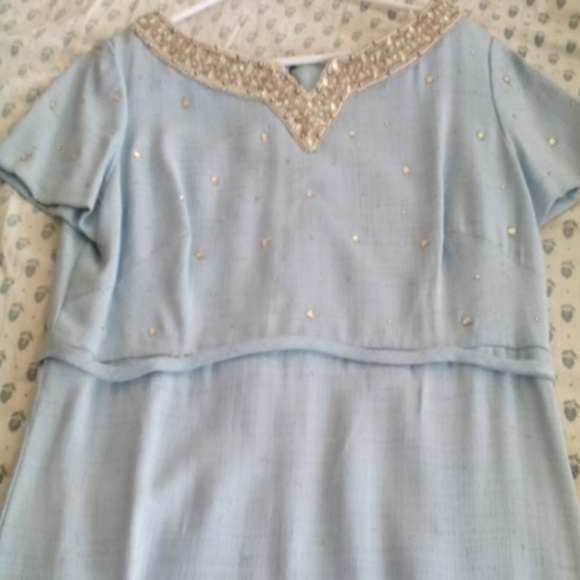 Vintage Marshall Field's holiday dress with jewels - Picture 3 of 4