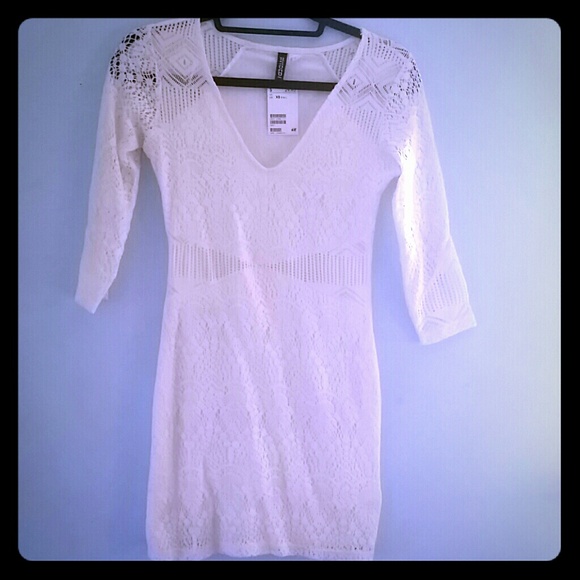 H&M Crochet Mini Dress