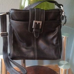 Black over the shoulder purse
