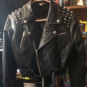 Faux leather jacket from forever 21