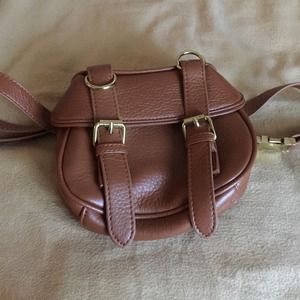 Faux leather fanny pack