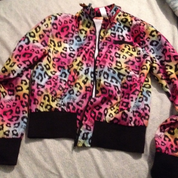 Cheetah Print Colored Jacket