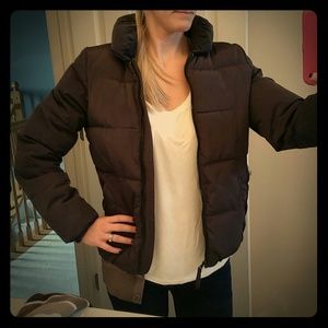 GAP puffer coat - gun metal