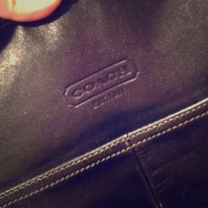 Black Coach Purse