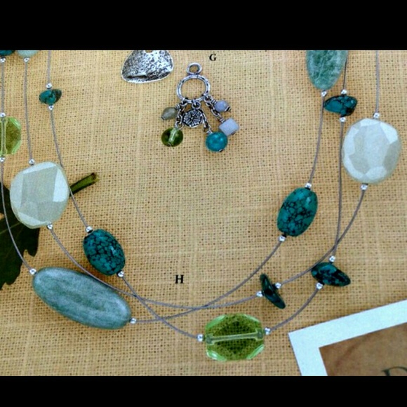 SOLD-Silpada-AmazoniteHowliteSerpentine - Picture 4 of 4