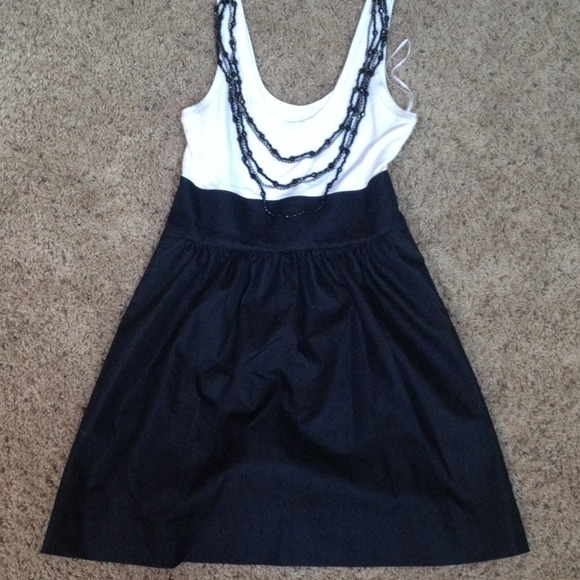 Black and white dress
