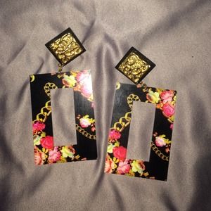 Versace inspired earrings