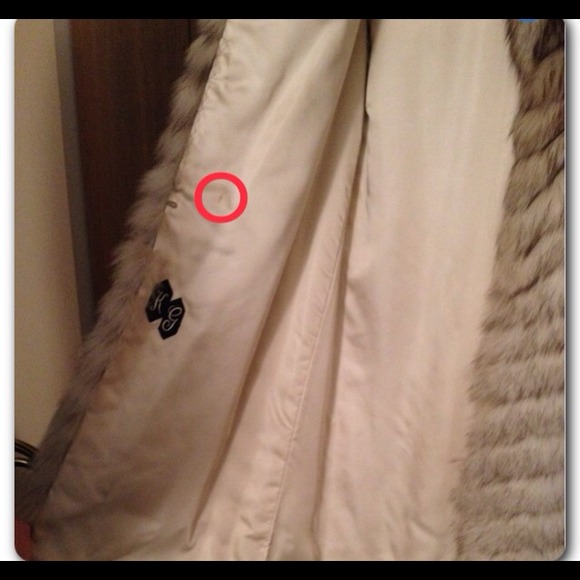 Natural blue fox fur coat - Picture 4 of 4