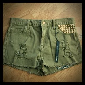 Forever 21 High Waisted Denim Shorts