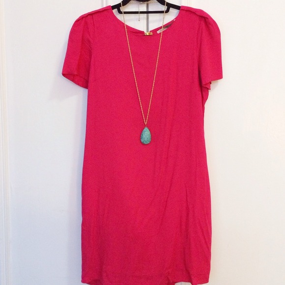 Bright Magenta Shift Dress