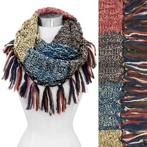 Melting Pot Chunky Knit Infinity Scarf