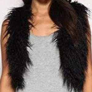 Steve Madden - Long Haired Crop Vest