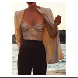 🎄 TOBI Nightlife sequined bustier 🎄