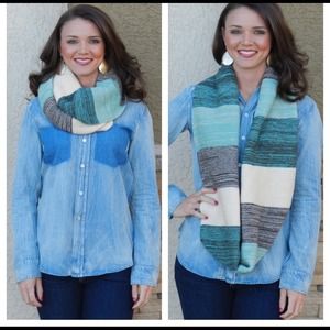 *SOLD* Color Block Scarf