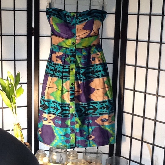 Xhilaration tribal print dress NWOT - size m