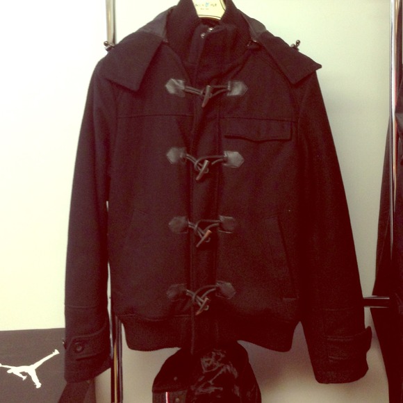 MENS. Zara toggle zip wool jacket