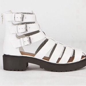 White Chunky Sandals