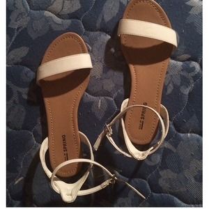White Strappy Sandals