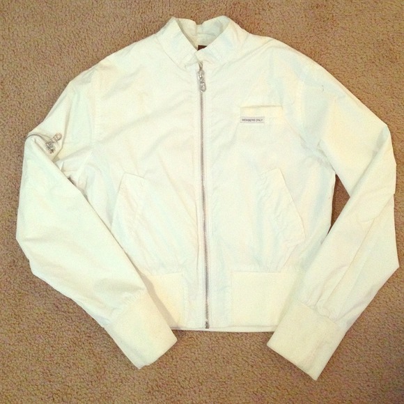 White members only jacket size m