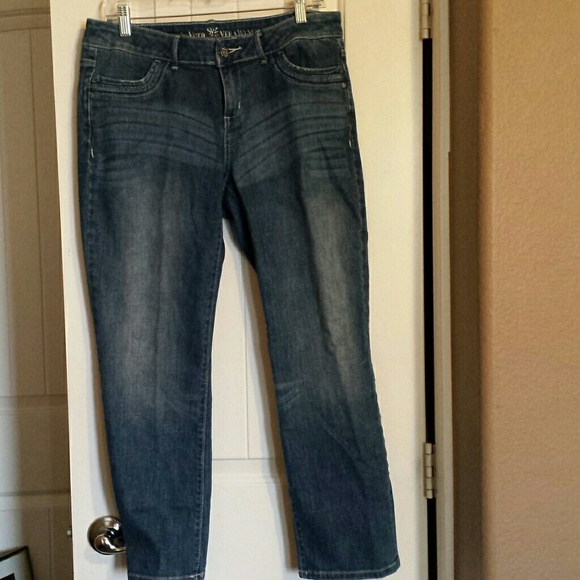 Straight leg jeans