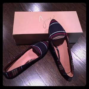 Joie plaid flats