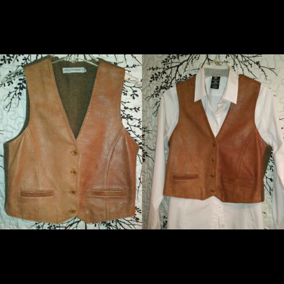 Emporio Armani Leather Vest