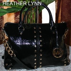 Authentic Michael Kors studded Uptown Astor