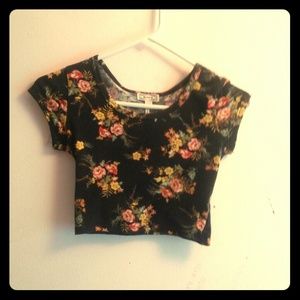 Flower crop top